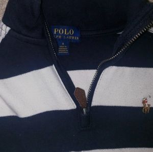 Boys Polo Quarter Zip Sweater